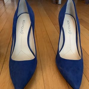 Blue suede shoes like new